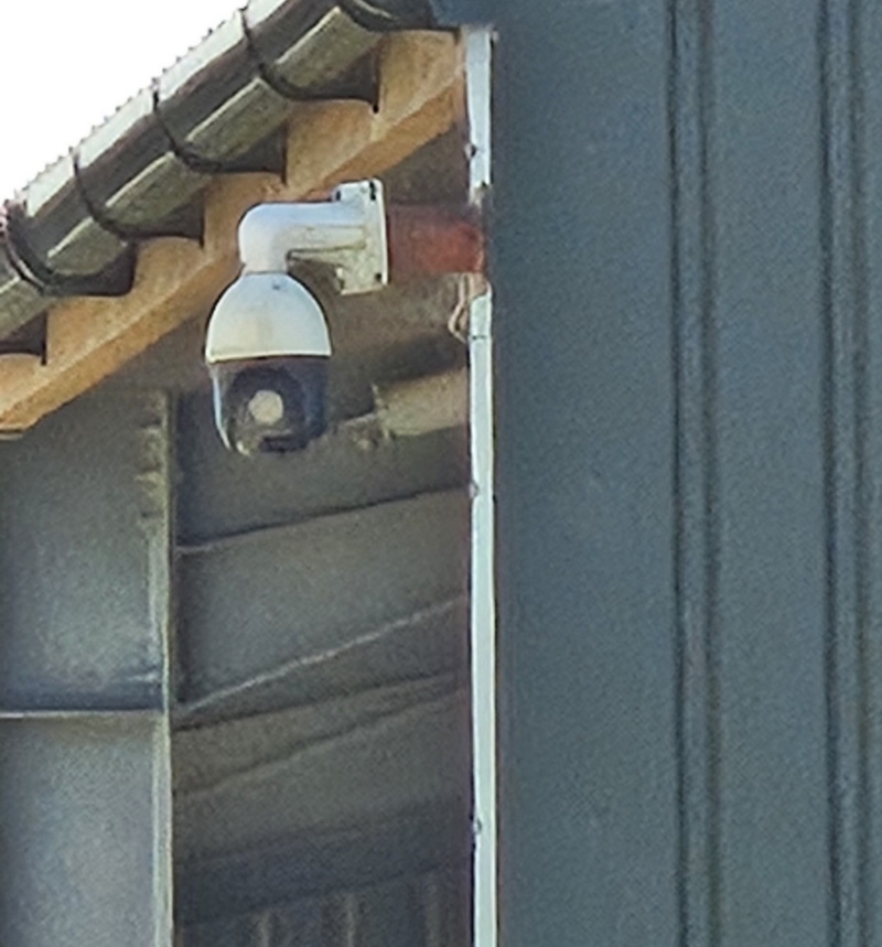 clovelly caravan cctv